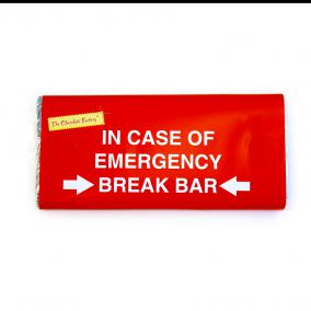 In Case Of Emergency Break Bar - Belgian Milk Chocolate Bar 75g - BA101366